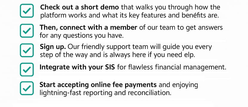 Checklist for Getting Started with Vanco-1
