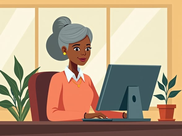 School admin checking the digital school wallet