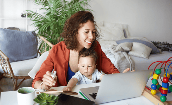 Virtual parent communication with daycare owner