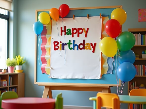 Preschool birthday board ideas