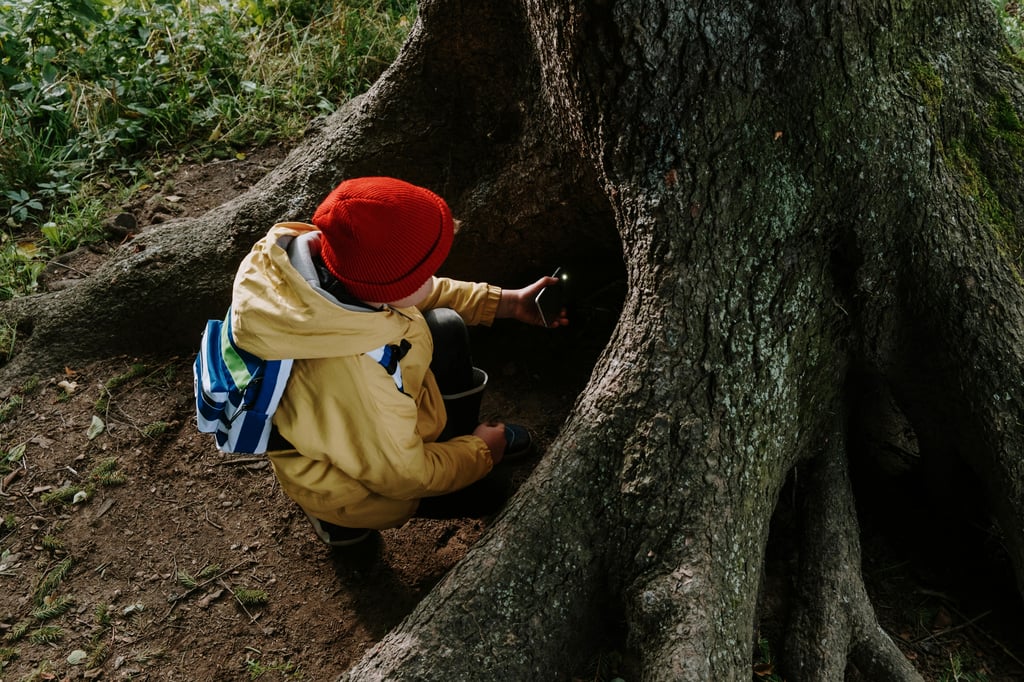 Student on a field trip